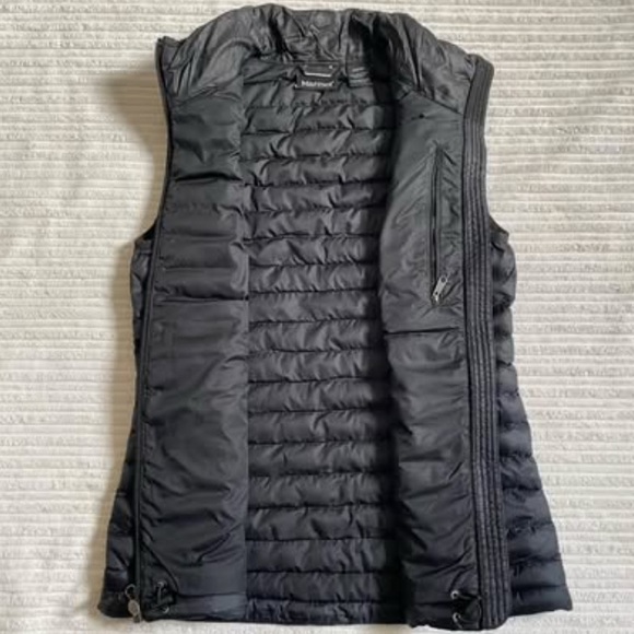 Marmot Black Quilted Puffer Vest Lightweight Insulated - Picture 4 of 9